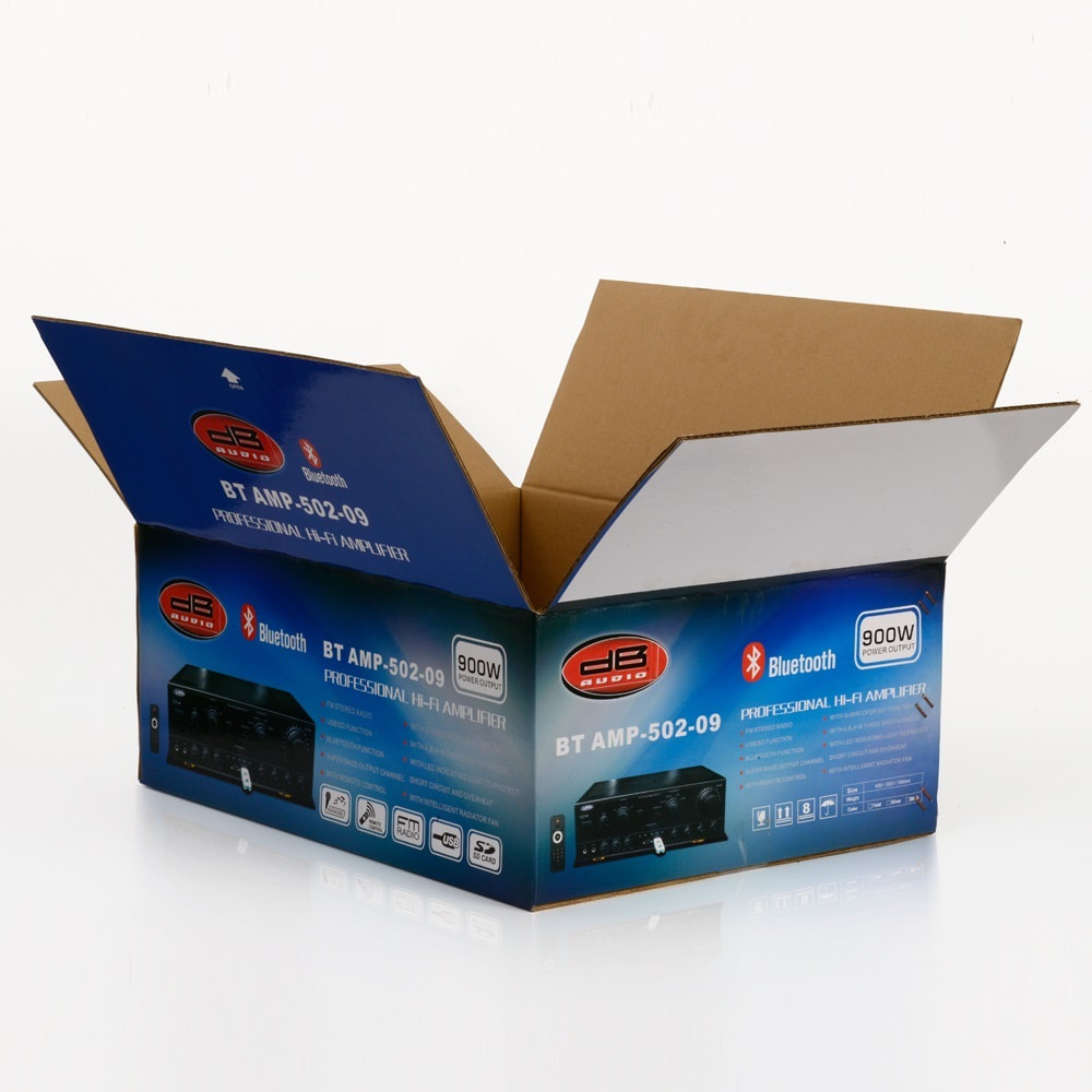 Custom Printed Double Wall Cardboard corrugated packaging boxes