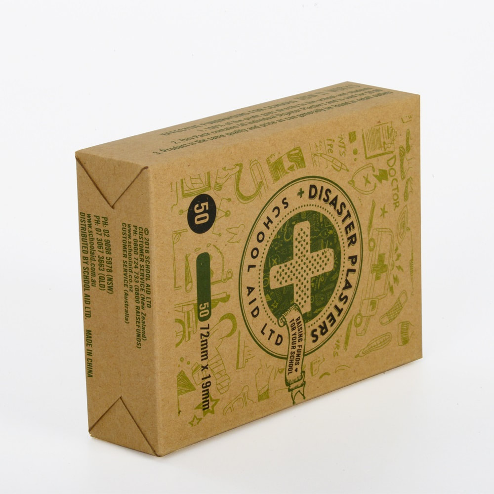 Custom Printed Reverse Tuck End brown kraft Paper Packaging Box